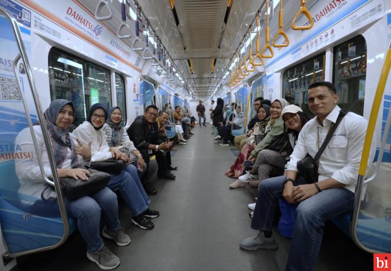 BI Sumatera Barat Ajak Puluhan Wartawan Study Lapangan Transportasi Publik ke PT MRT Jakarta
