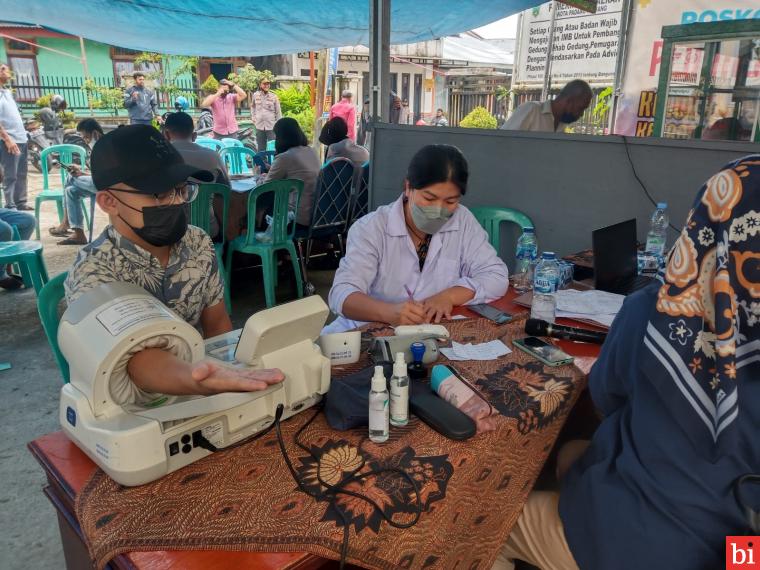 Lomba Sumatera Barat Sadar Vaksin (Sumdarsin) digelar serentak, Sabtu (8/1) di lima lokasi berbeda di Kota Padang Panjang. Sebanyak 285 orang hadir untuk divaksin. IST