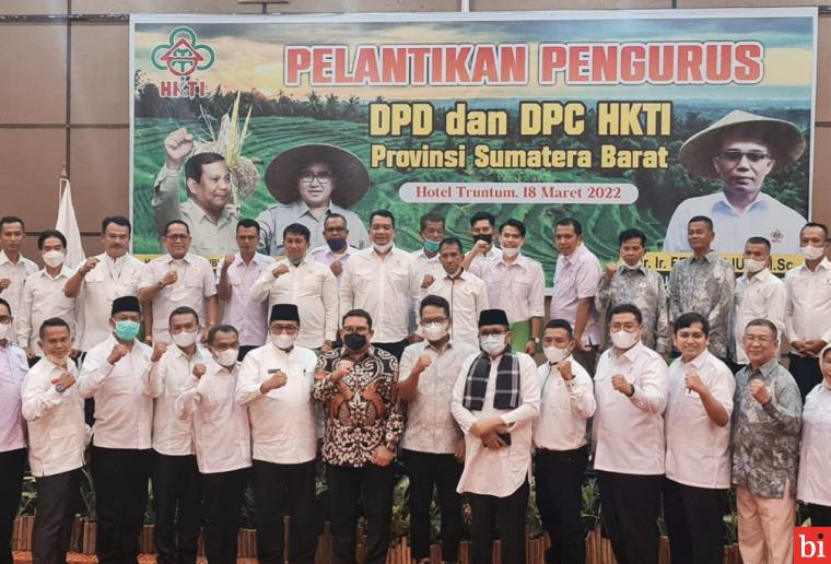 Fadli Zon Lantik HKTI Se-Sumbar, Bupati Benny Utama Harap Pertanian Pasaman Lebih Berdaya