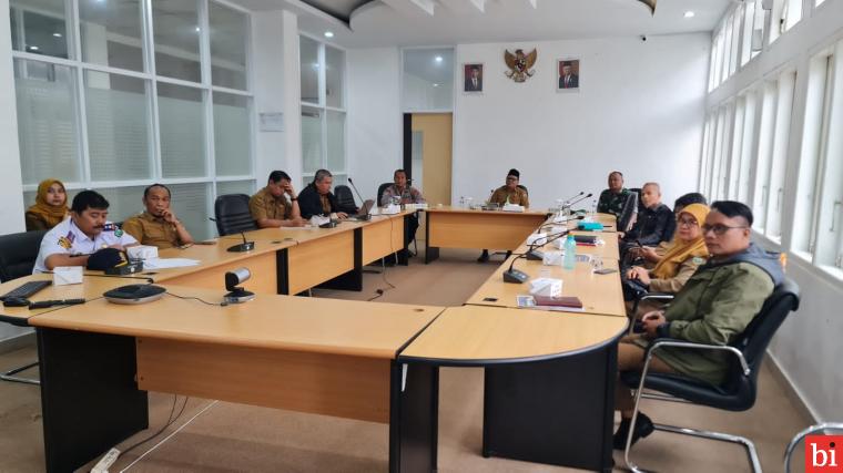 Rapat Koordinasi Monitoring dan Evaluasi Mingguan Pengendalian Inflasi yang diikuti Tim Pengendalian Inflasi Daerah (TPID) se-Indonesia, Senin (14/11). IST
