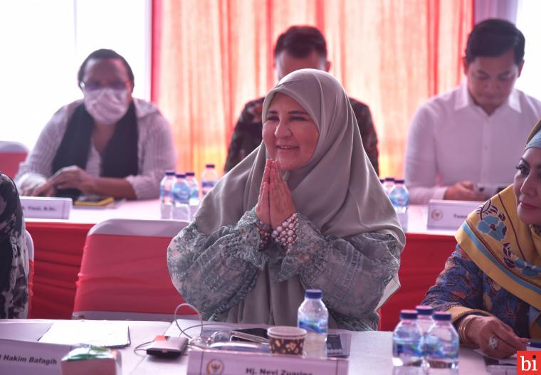 Anggota Komisi VI DPR RI asal Sumatera Barat II, Hj. Nevi Zuairina. IST