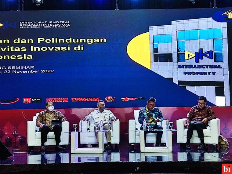 Rahman Roestan, Direktur operasi PT Bio Farma dalam diskusi bertajuk Paten dan Pelindungan Inovasi di Indonesia, Selasa (22/11/2022). IST