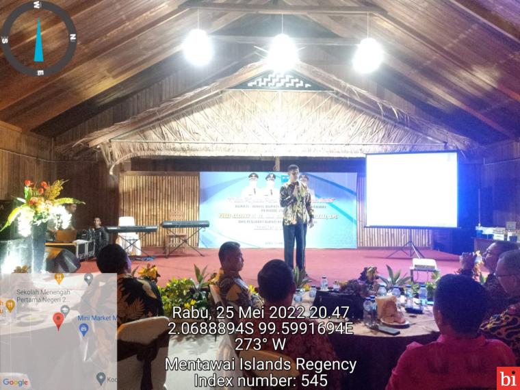 Pj Bupati Kabupaten Kepulauan Mentawai, Martinus Dahlan. IST