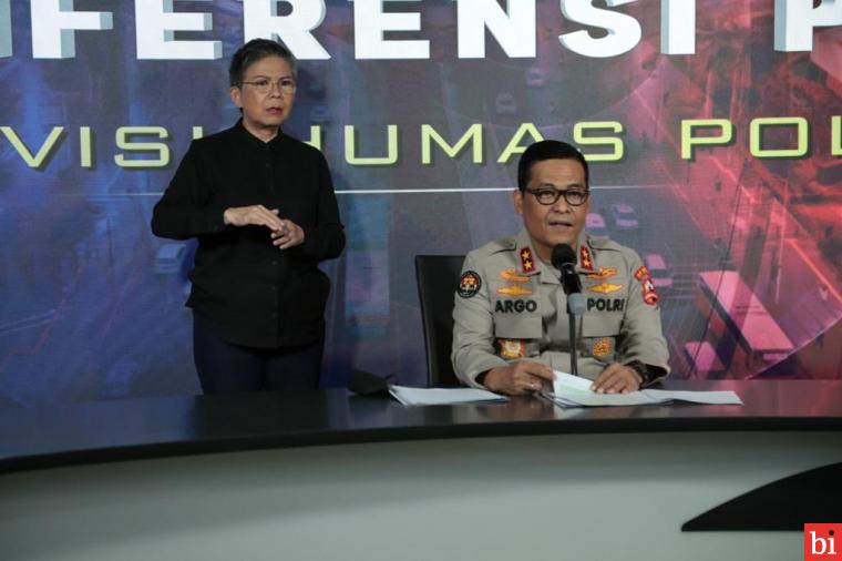 Kadiv Humas Polri Irjen Argo Yuwono kepada wartawan, Jakarta, Senin (18/10/2021). IST