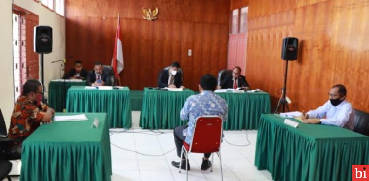 Komisi Informasi Sumatera Barat gelar Sidang sengketa informasi publik terkait permintaan informasi tentang ahli waris kepada Lurah Korong Gadang Kuranji Kota Padang dengan agenda pemeriksaan awal, Kamis (14/1).