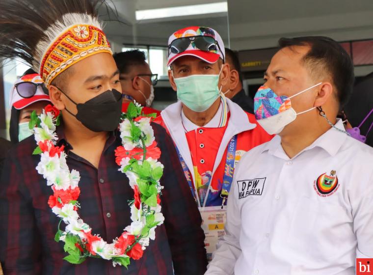 Wakil Gubernur Sumbar, Audy Joinaldy, mewanti-wanti kontingen Sumbar untuk mematuhi protokol kesehatan (Prokes) guna meminimalisir transmisi Corona Virus (Covid-19) yang belakangan merebak di arena PON XX Papua 2021 ini. IST