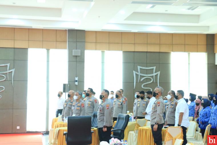 Korps Pegawai Republik Indonesia (Korpri), hari ini memperingati Hari Ulang Tahun (HUT) ke 50 tahun 2021. Perayaan HUT ini berlangsung secara serentak dan virtual dari pusat ke seluruh Provinsi di Indonesia. IST