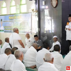 Buka Kegiatan Manasik Haji, Bupati Pasaman Ingatkan Jemaah Haji Pasaman Jaga Kesehatan