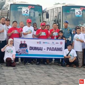 Mudik Gratis Safari Ramadan BUMN 2024 Disambut Antusias Perantau Minang di Dumai