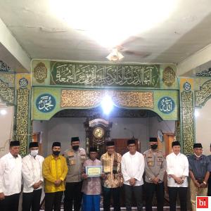 Safari Ramadhan, Karo SDM Polda Sumbar Kunjungi Masjid di Payakumbuh